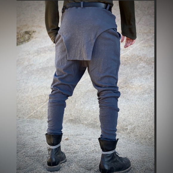 Opal Moon Designs UNISEX Rogue Pants Slate Blue Gray Size Medium - Picture 4 of 12